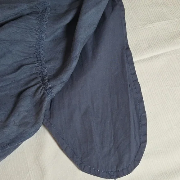 Anthropologie Blue and Gray Midi Dress,sz S. - Picture 8 of 8